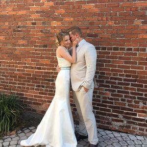 Beautiful Two Piece Prom Dress